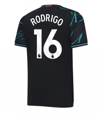 Manchester City Rodri Hernandez #16 Tredje trøje 2023-24 Kort ærmer